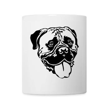 Tête de Bullmastiff - Mug blanc - blanc - Devant