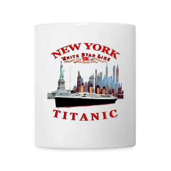 TITANIC NEW YORK 1624 Louis RUNEMBERG © Adagp - Tasse - Weiß - Vorne