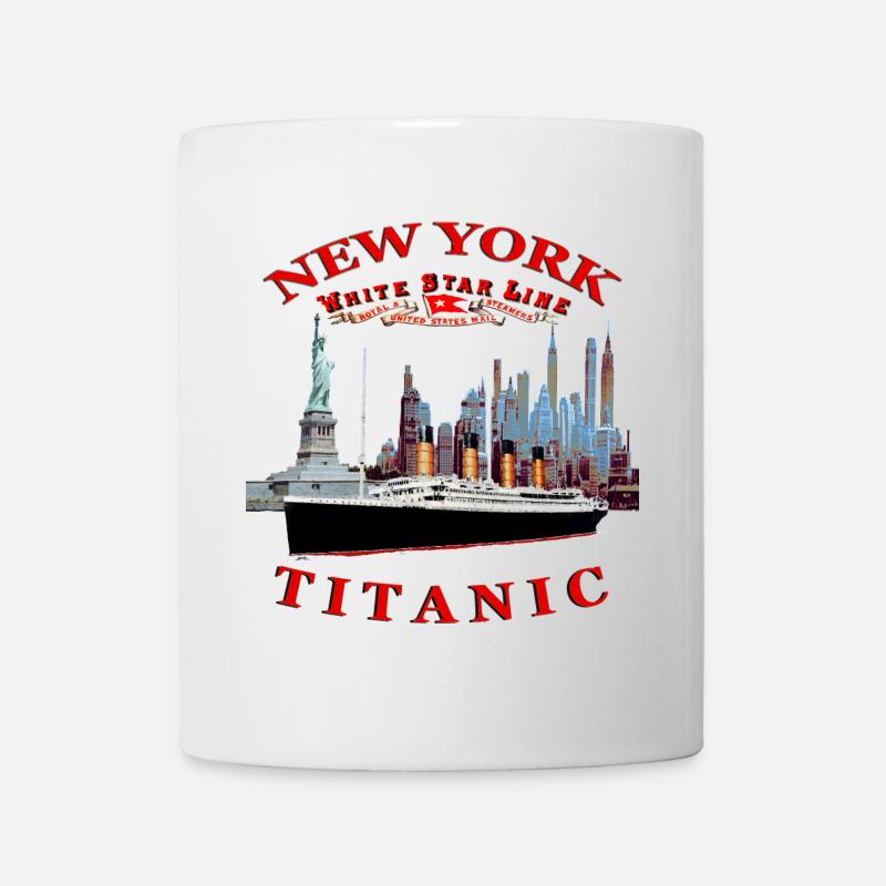 TITANIC NEW YORK 1624 Louis RUNEMBERG © Adagp - Mug - white
