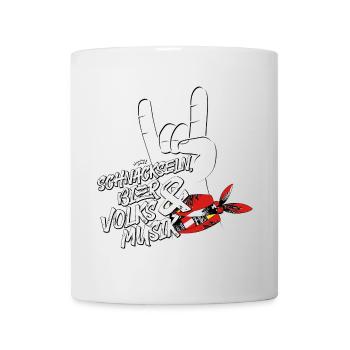 Schnackseln, beer & folk music | ZiachON! - Mug - white - Front