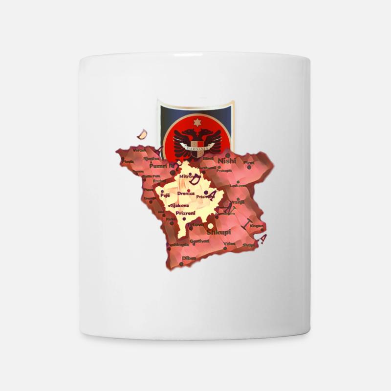 Dardanien Mapp - Tasse - Weiß
