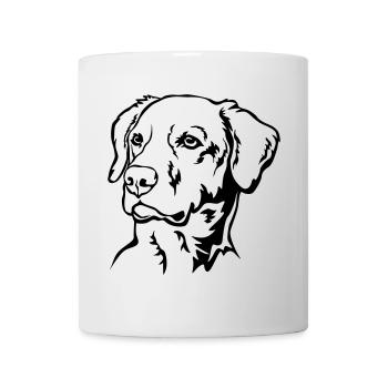 Labrador Kopf - Tasse - Weiß - Vorne