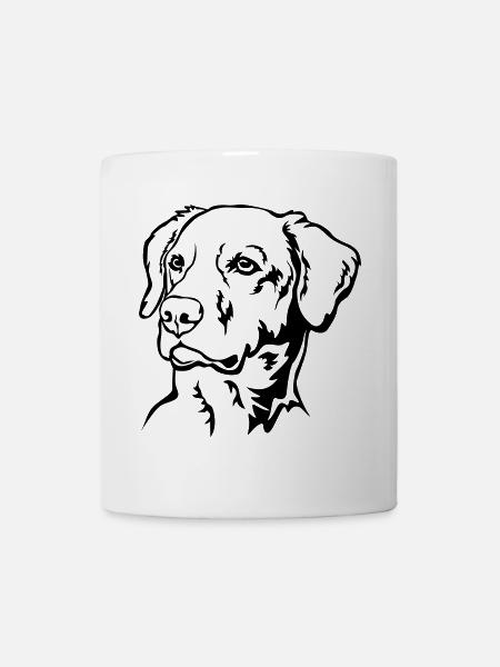 Labrador Head - Mug - white