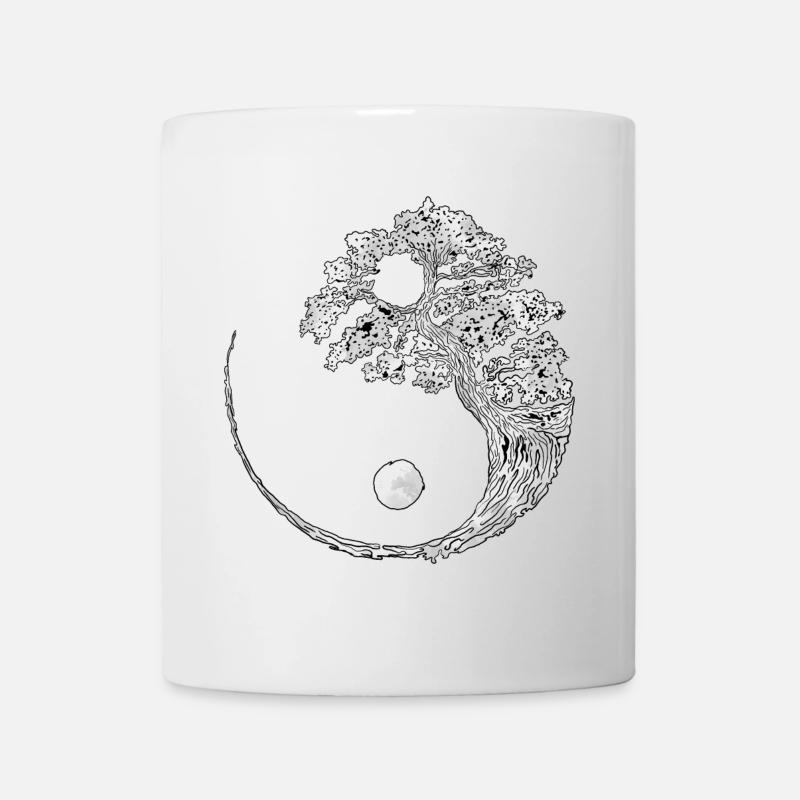 Yin Yang - Tasse - Weiß