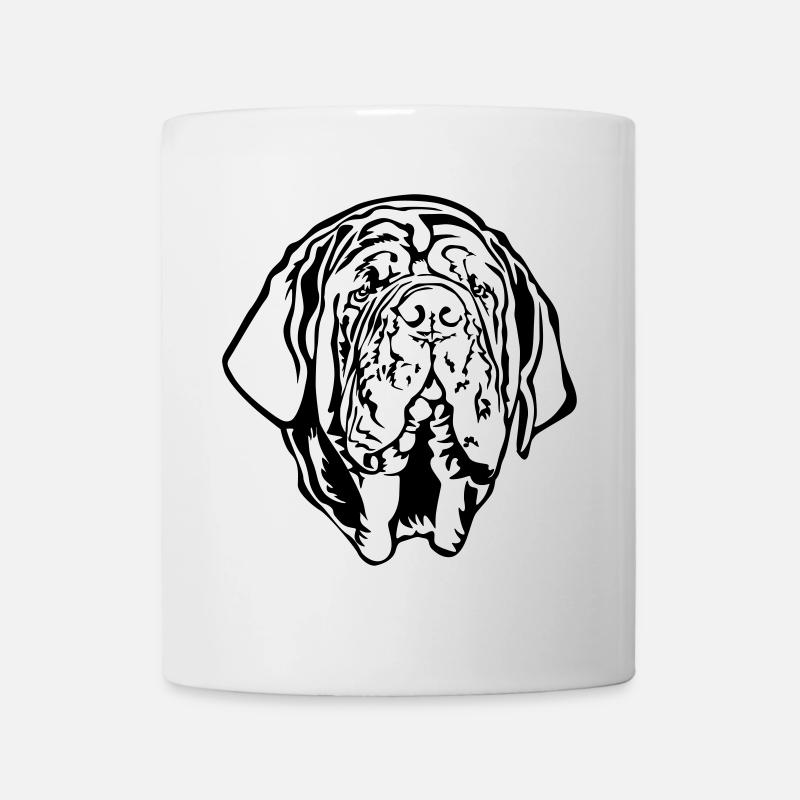 Mastino Napoletano Kopf - Tasse - Weiß