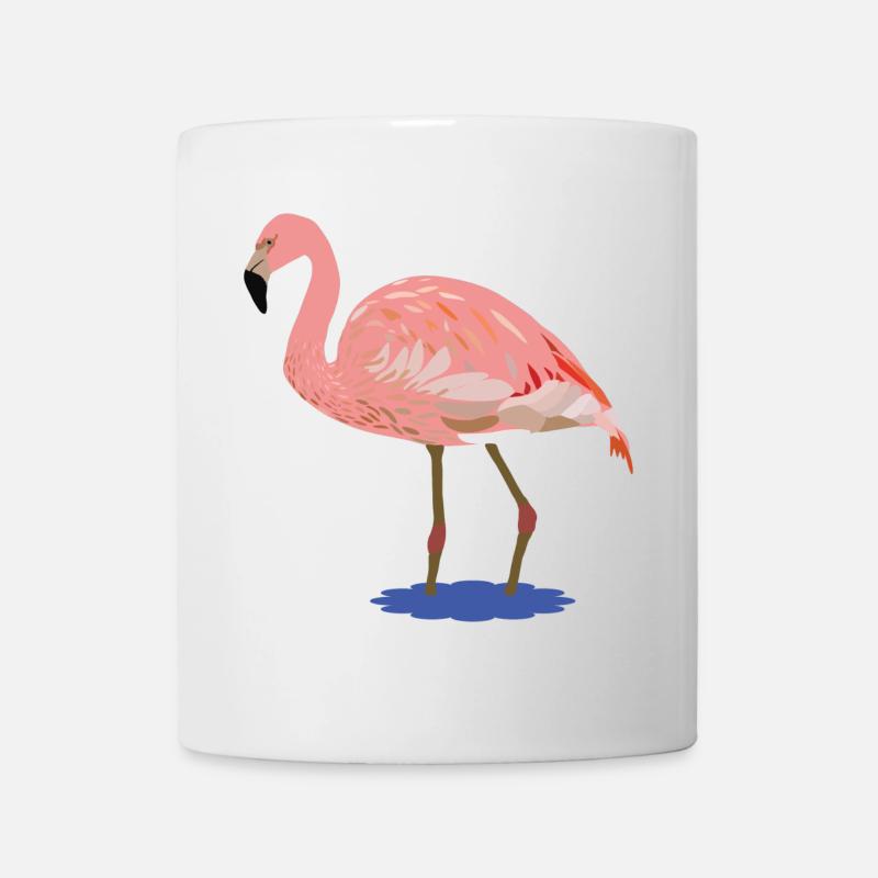 Flora Flamingo - Mug - white