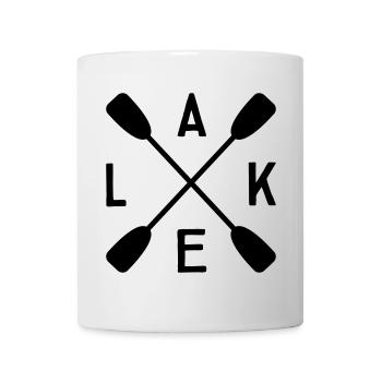 Lac Lake - Mug blanc - blanc - Devant