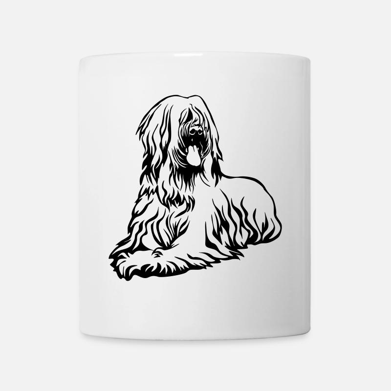 Briard - Kubek - biały