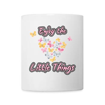 Enjoy the little things - Mug - white - Front
