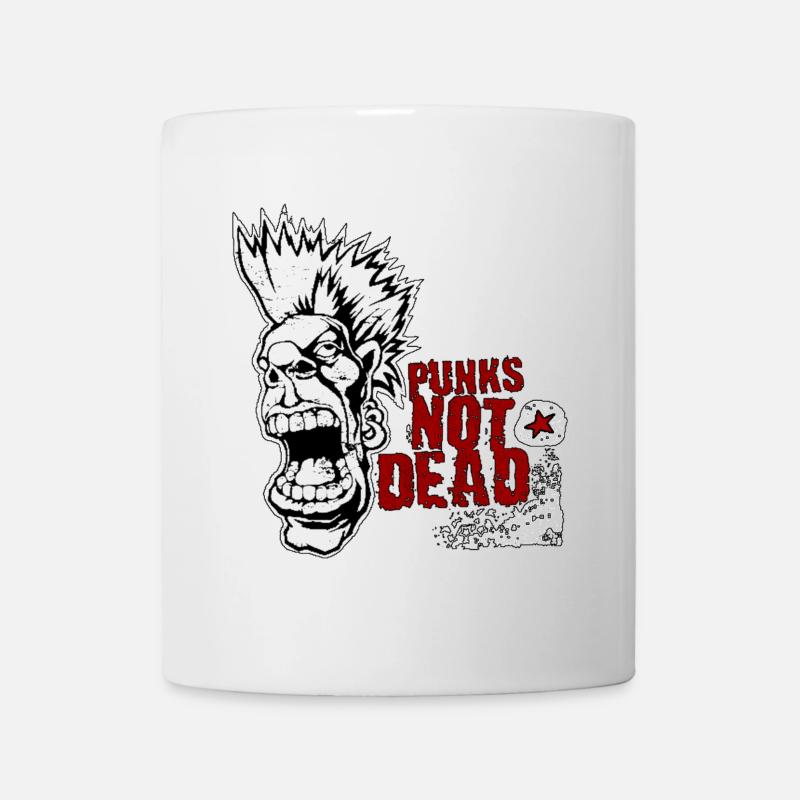Punks not Dead - Tasse - Weiß
