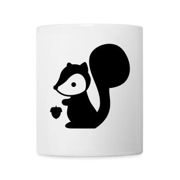 Eichhörnchen - Tasse - Weiß - Vorne
