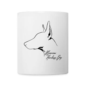 MEXICAN HAIRLESS CHIEN CHIEN DE CHIEN WILSIGNS - Mug blanc - blanc - Devant