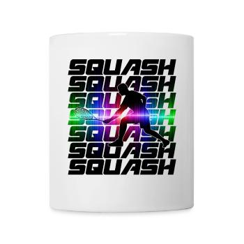 Squash Sport Design - Tasse - Weiß - Vorne