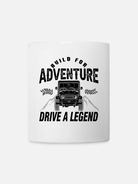 landcruiser - Tasse - Weiß