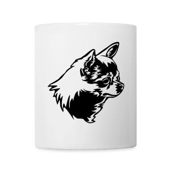 Tête de Chihuhahua - Mug blanc - blanc - Devant