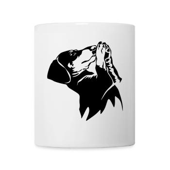Dachshund - Mug - white - Front