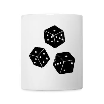 Chicago | Chick | Tschigg Würfelspiel - Tasse - Weiß - Vorne