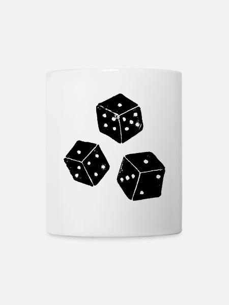 | de Chicago | Jeu de dés Chigg - Mug blanc - blanc