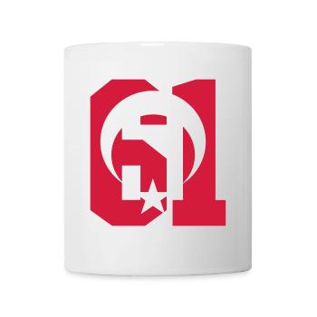 Trabzon 61 Türkei Flagge - Tasse - Weiß - Vorne