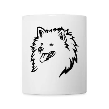 Tête pointue - Mug blanc - blanc - Devant