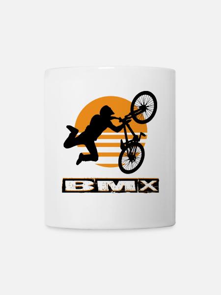 BMX Bike - Tasse - Weiß