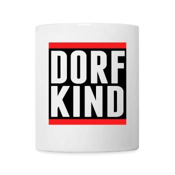 dorf dorfkind aufkleber sticker dorfi stadt - Tasse - Weiß - Vorne