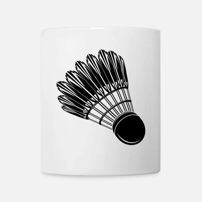 Badminton Badminton Badminton Dessin - Mug blanc - blanc