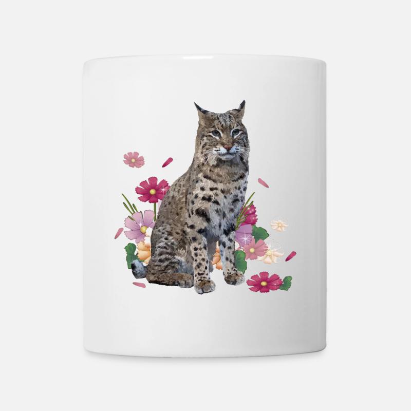 Luchs - Tasse - Weiß