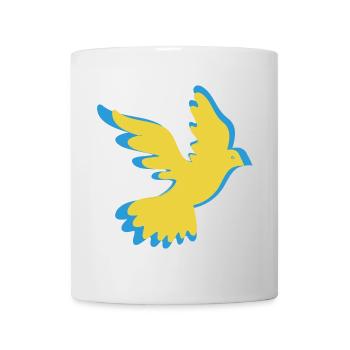 Ukraine Friedenstaube - Tasse - Weiß - Vorne