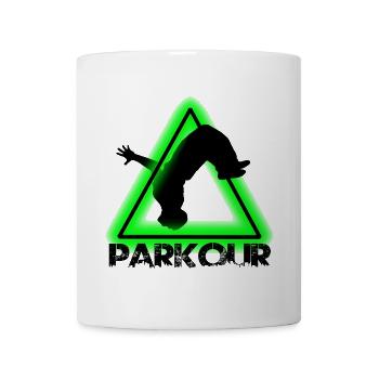 Parkour - Mug blanc - blanc - Devant