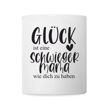 Schwiegermama Schwiegermutter Geschenk Danke - Tasse - Weiß - Vorne