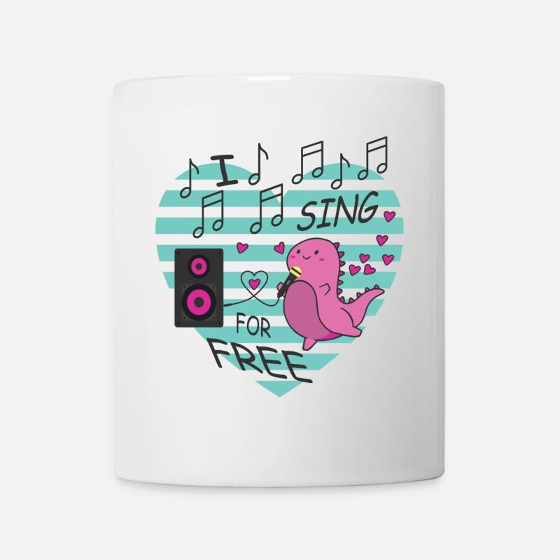 Ich Singe kostenlos - Tasse - Weiß