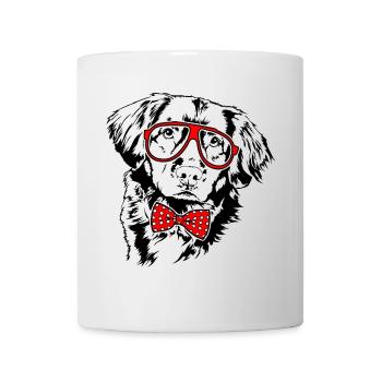 NOUVELLE-ÉCOSSE CANARD TOLLING RETRIEVER Lunettes Wilsigns - Mug blanc - blanc - Devant