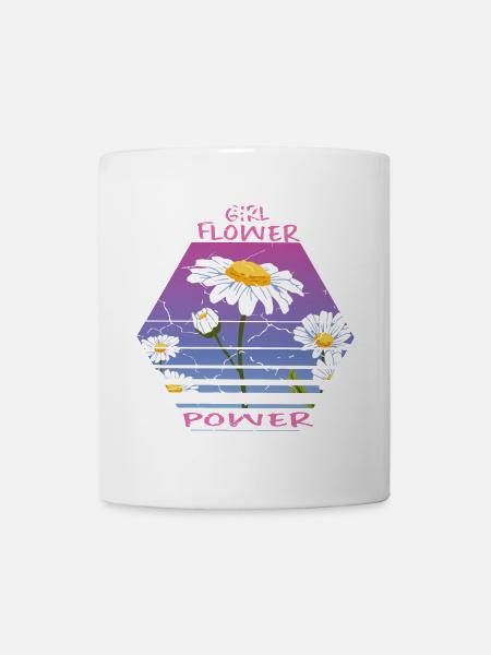 Sonnenblumen - Tasse - Weiß