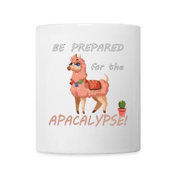Be prepared for the alpacalypse - Mug - white - Front