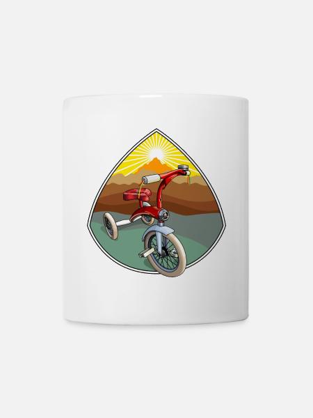 Le tricycle fait du bien - Mug blanc - blanc