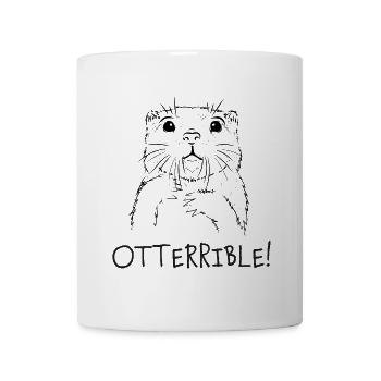 Otterrible - Illustration Otter - Tasse - Weiß - Vorne
