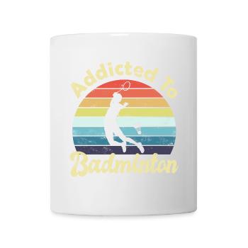 Badminton - Tasse - Weiß - Vorne