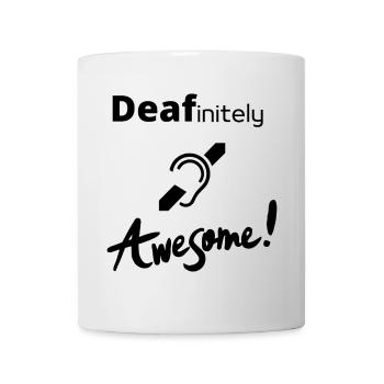 Tee shirt sourd - Mug blanc - blanc - Devant