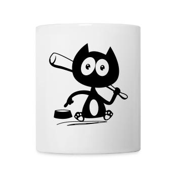 Give me food! Cat humor! - Mug - white - Front