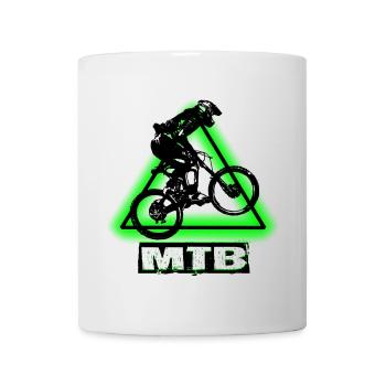 MTB Bike - Tasse - Weiß - Vorne