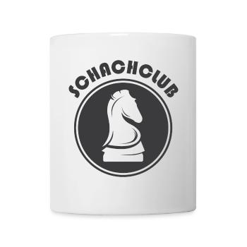 Schachclub chess Pferd rook Symbol Logo Icon - Tasse - Weiß - Vorne