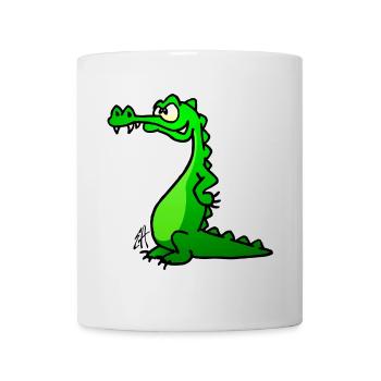 Crocodile Full Color Design - Mug - white - Front