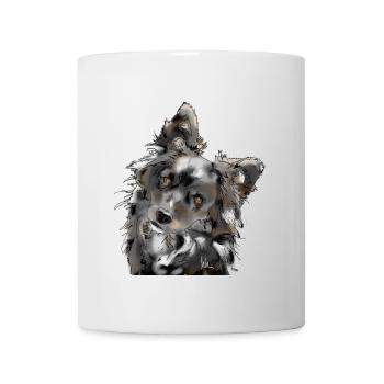 Australian Shepherd - Tasse - Weiß - Vorne