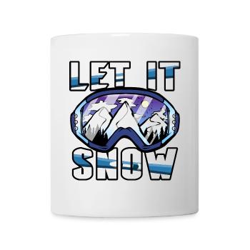 Winter sports Skiing - Mug - white - Front