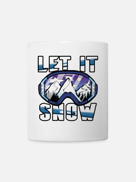 Sports d’hiver Ski - Mug blanc - blanc