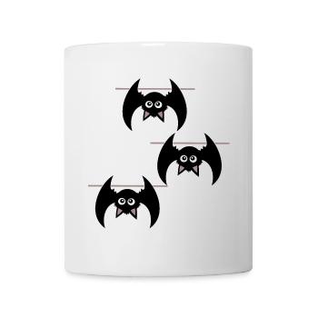 Halloween T-shirt Bat Spooky Cute Shirt - Mug - white - Front