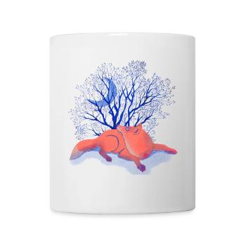 Mondträume unter Blauem Baum - Tasse - Weiß - Vorne