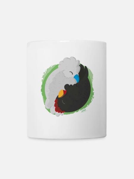 Jing Jang Hühner - Tasse - Weiß