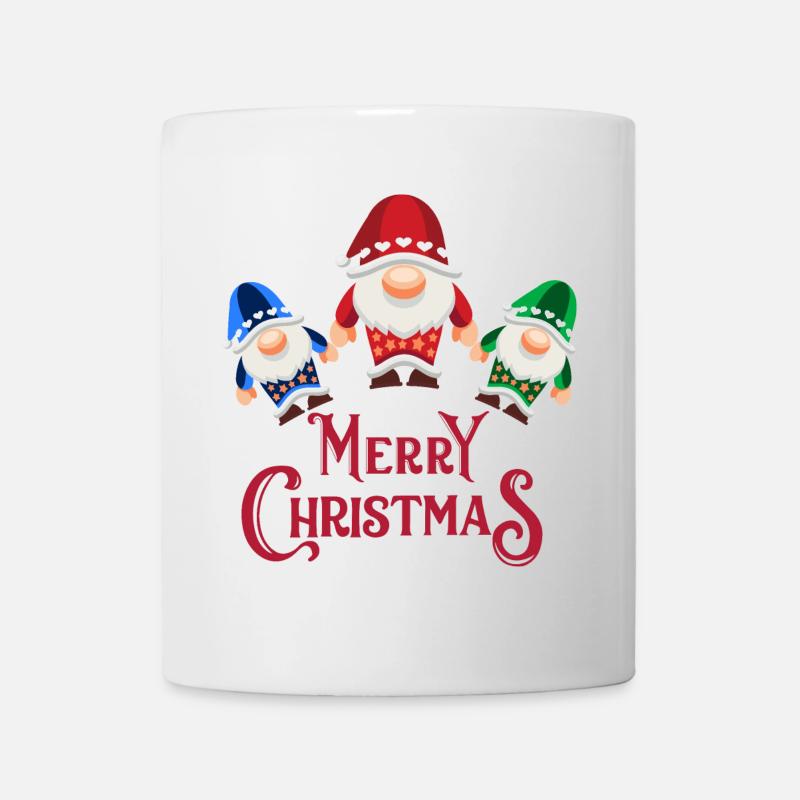 Cheerful Gnoment Trio - Mug - white